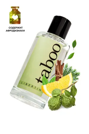 Туалетная вода с афродизиаками RUF Taboo Libertin для мужчин, 50 мл — купить в Алматы