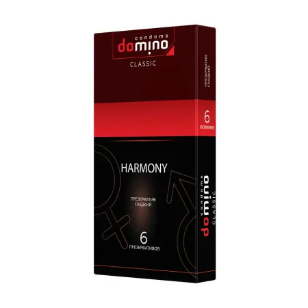 Презервативы Domino Harmony, гладкие, 6 шт — купить в Алматы