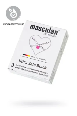 Презервативы Masculan, черные, ультрапрочные — купить в #REGION_NAME#