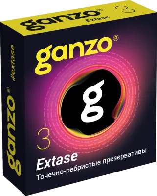 Презервативы Ganzo Extase, точечно-ребристые — купить в #REGION_NAME#