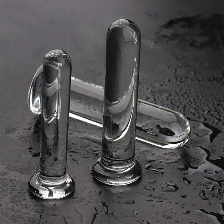 Стеклянный фаллоимитатор Crystal Glass, 12,8 см х 2,5 см — купить в Алматы