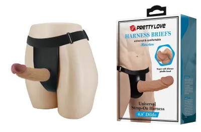 Страпон Houston от  Pretty Love, 17,5 см х 4,8 см — купить в Алматы