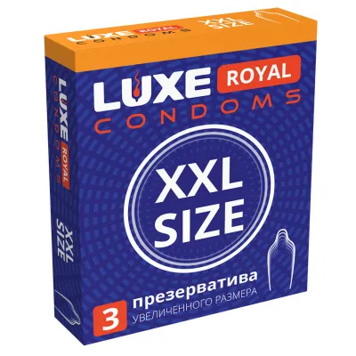 Презервативы Luxe Royal XXL Size, 3 шт — купить в Алматы