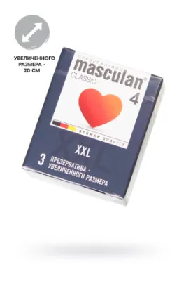 Презервативы Masculan XXL, увеличенные — купить в Алматы