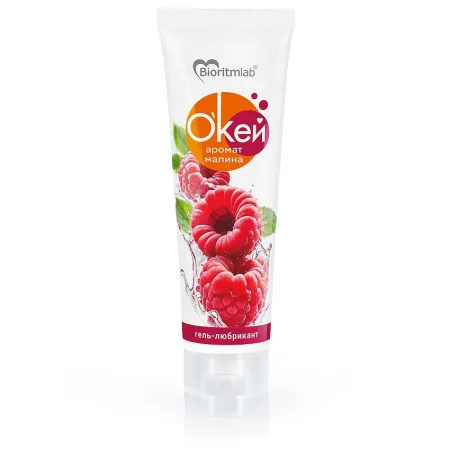 Лубрикант О'Кей, аромат малина, на водной основе, 50 мл — купить в #REGION_NAME#