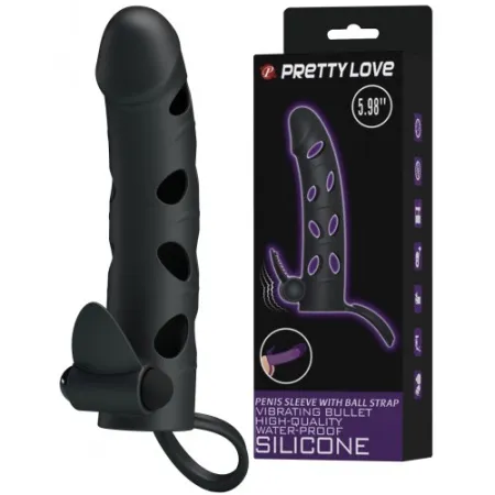 Насадка с клиторальным язычком от Pretty Love, 15,2 см х 3,3 см — купить в #REGION_NAME#