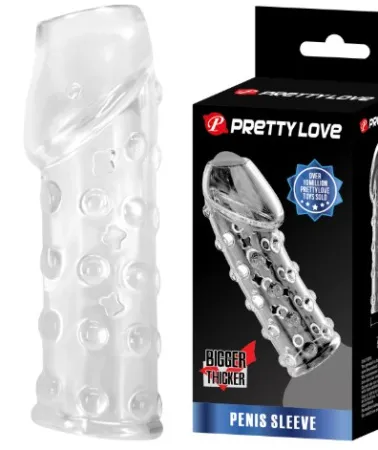 Насадка на пенис Bigger Thicker от Pretty love 11,5 см х 3,5 см — купить в Алматы