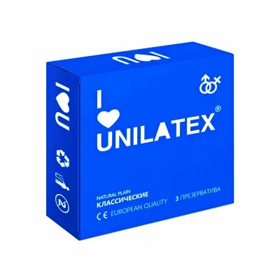 Презервативы Unilatex Natural Plain, классические — купить в Алматы