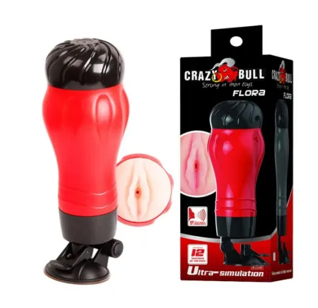 Мастурбатор киска Flora с вибрацией от Crazy Bull — купить в #REGION_NAME#