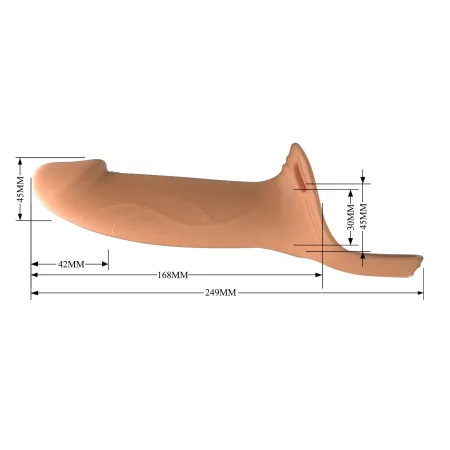 Страпон Landon от Pretty Love, телесный 16,8 см х 4,5 см — купить в Алматы 3