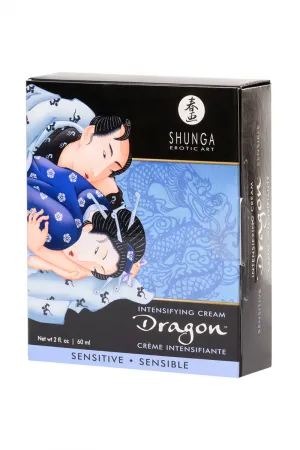 Усиливающий крем для пар Shunga Dragon Sensitive, эффект «ледяного огня», 60 мл — купить в Алматы 5