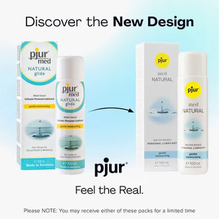 Вагинальный лубрикант на водной основе Pjur med Natural glide, 100 мл — купить в Алматы 2
