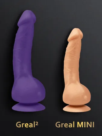 Вибратор Greal от Gvibe, Bioskin, 22 см х 4 см — купить в Алматы 5