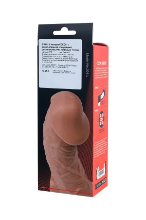 Насадка на пенис от KOKOS, 17,6 см х 5,1 см — купить в Алматы 8