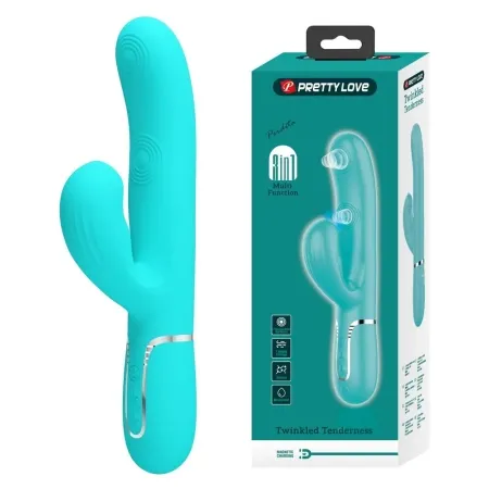 Вибратор-кролик Twinkled Tenderness от Pretty Love с вакуумной стимуляцией — купить в Алматы 2
