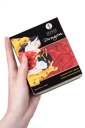 Усиливающий крем для пар Shunga Dragon, возбуждающий эффект «ледяного огня», 60 мл — купить в Алматы 6