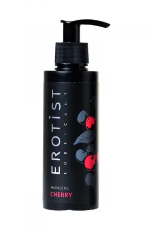 Массажное масло EROTIST Cherry, съедобное,  150 мл — купить в Алматы 2