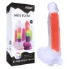 Превью Прозрачный фаллоимитатор Night Sakura 13 см х 3,6 см  — купить в Алматы 1
