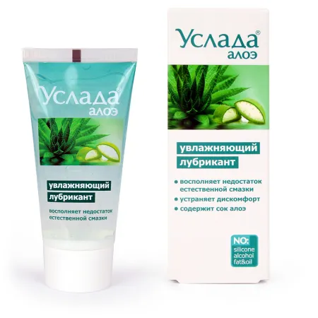 Лубрикант Услада Алоэ на водной основе, 60 мл — купить в Алматы 2