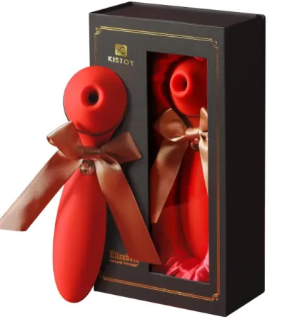 Ваккумный стимулятор с вибрацией Elizabeth от KissToy — купить в Алматы 2
