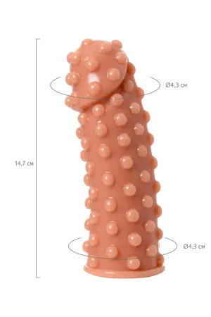 Насадка на пенис от KOKOS, 14,7 см х 4,3 см — купить в Алматы 10