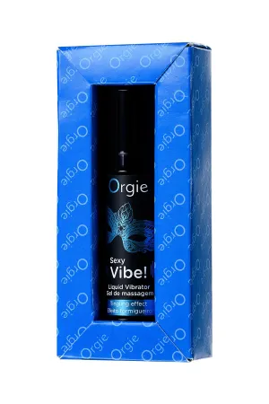 Гель для массажа ORGIE Sexy Vibe Liquid Vibrator с эффектом вибрации, 15 мл — купить в Алматы 4