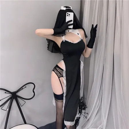 Эротический костюм "Монахиня", S-L — купить в Алматы 6