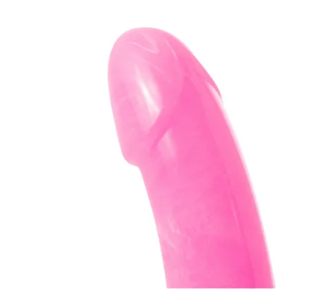 Розово-мраморный фаллоимитатор, 16 см х 3,6 см  — купить в Алматы 2