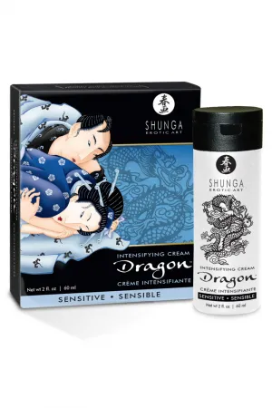 Усиливающий крем для пар Shunga Dragon Sensitive, эффект «ледяного огня», 60 мл — купить в Алматы 3