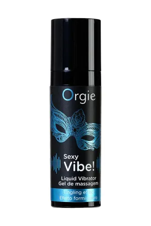 Гель для массажа ORGIE Sexy Vibe Liquid Vibrator с эффектом вибрации, 15 мл — купить в Алматы 5