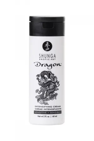 Усиливающий крем для пар Shunga Dragon Sensitive, эффект «ледяного огня», 60 мл — купить в Алматы 2