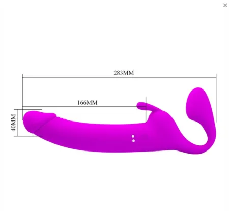 Страпон с вакуумом Zanini от Pretty love, 16,6 см х 4 см — купить в Алматы 4