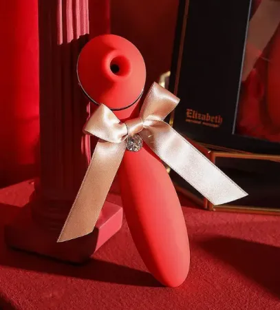 Ваккумный стимулятор с вибрацией Elizabeth от KissToy — купить в Алматы 3