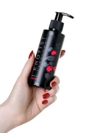 Массажное масло EROTIST Cherry, съедобное,  150 мл — купить в Алматы 4