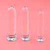 Превью Стеклянный фаллоимитатор Crystal Glass, 12,8 см х 2,5 см — купить в Алматы 4