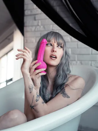 Вибратор Greal Mini от Gvibe, Bioskin, 18 см х 3,2 см — купить в Алматы 7