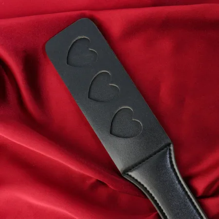 Шлёпалка БДСМ Оки-Чпоки «Черные сердца» — купить в Алматы 4