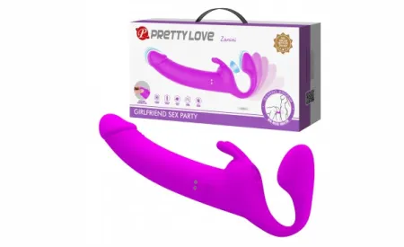 Страпон с вакуумом Zanini от Pretty love, 16,6 см х 4 см — купить в Алматы 5
