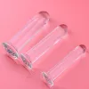 Превью Стеклянный фаллоимитатор Crystal Glass, 12,8 см х 2,5 см — купить в Алматы 3