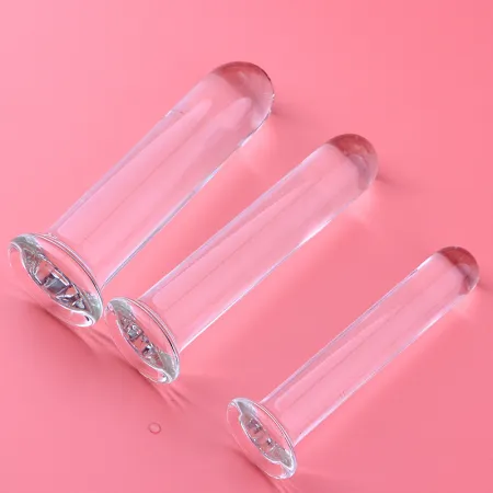 Стеклянный фаллоимитатор Crystal Glass, 12,8 см х 2,5 см — купить в Алматы 3