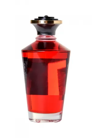 Масло для массажа Shunga Blazing Cherry, разогревающее, вишня, 100 мл — купить в Алматы 3