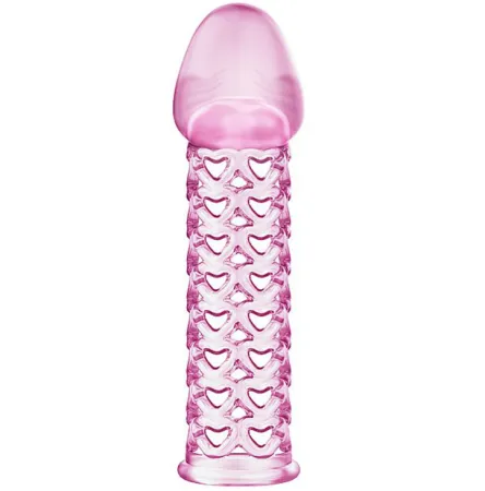 Рельефная насадка на пенис Hearts от Baile — купить в Алматы 5