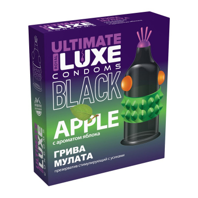 Презервативы «Luxe» Black Ultimate Грива Мулата, 1 шт