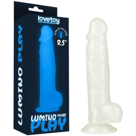 Фаллоимитатор светящийся в темноте от Love toy, 16,5 см