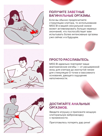 Вибратор-кролик Miss Bi от Fun Factory — купить в Алматы 5