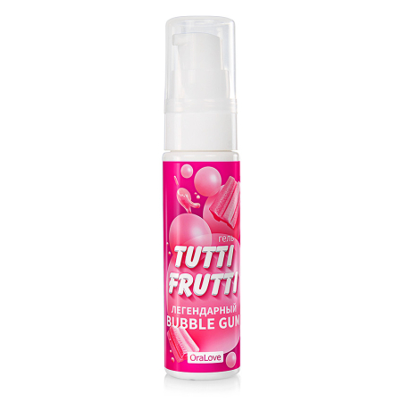 Съедобная смазка Tutti-Frutti BUBBLE GUM 30 г