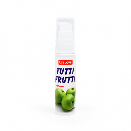 Съедобная гель-смазка Tutti-Frutti со вкусом Яблока, 30 мл