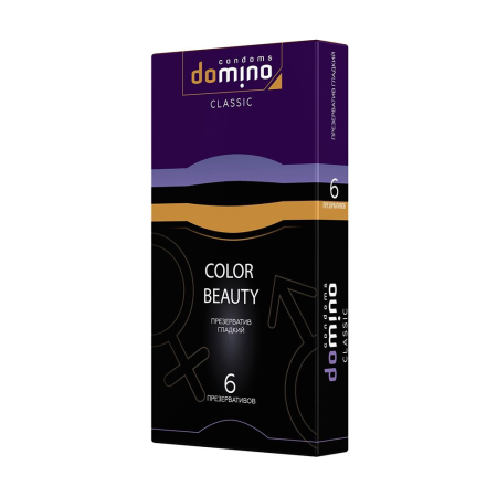 DOMINO Classic Color Beauty цветные 6 шт