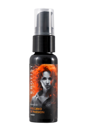 Гель Erotist с эффектом вибрации VOLCANO OF PASSION: CHERRY (со вкусом вишни), 25 мл