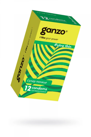 Презервативы «Ganzo» Ultra thin, ультратонкие, 12 шт